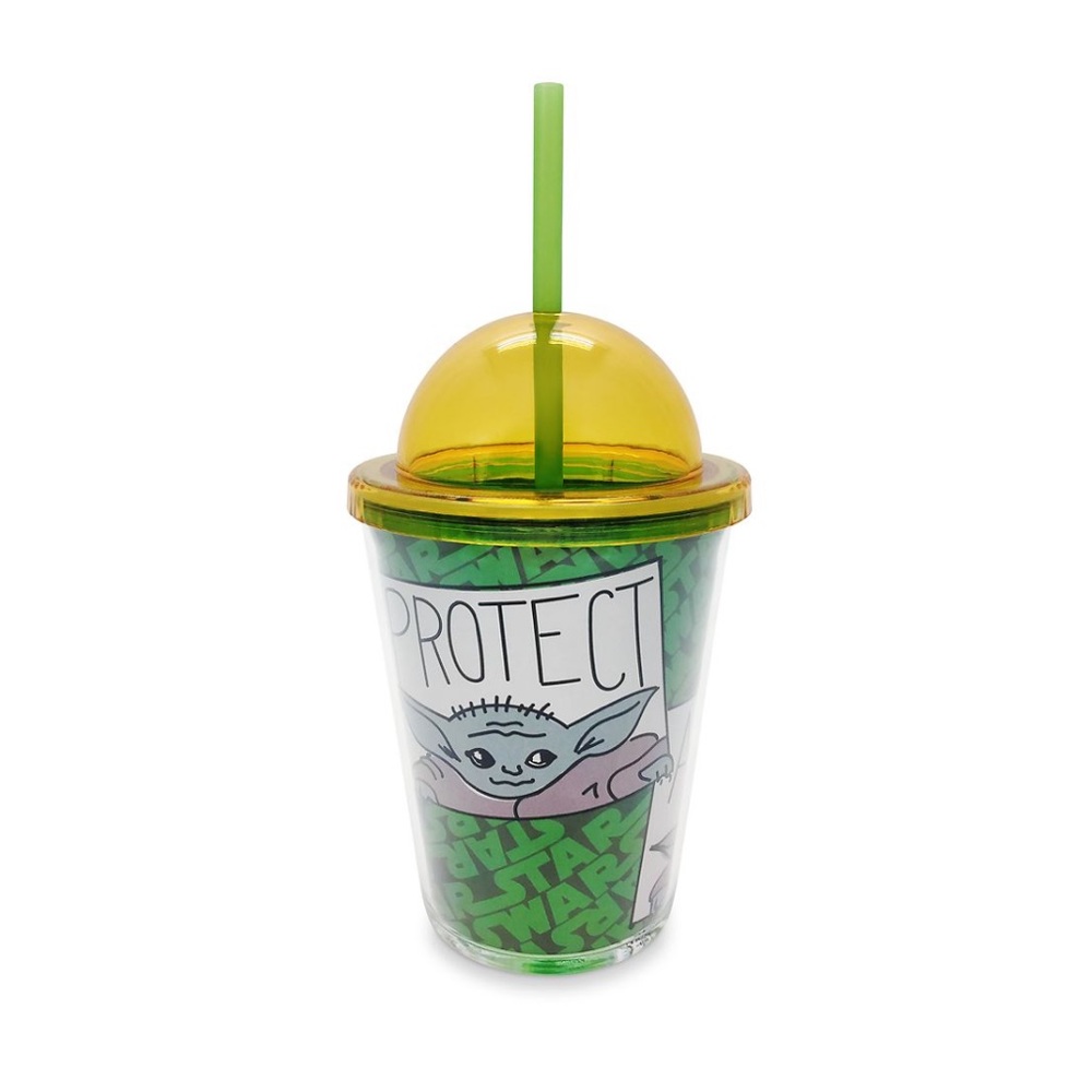 The Child Tumbler Cup Star Wars Mandalorian Grogu Protect Snack Attack Green